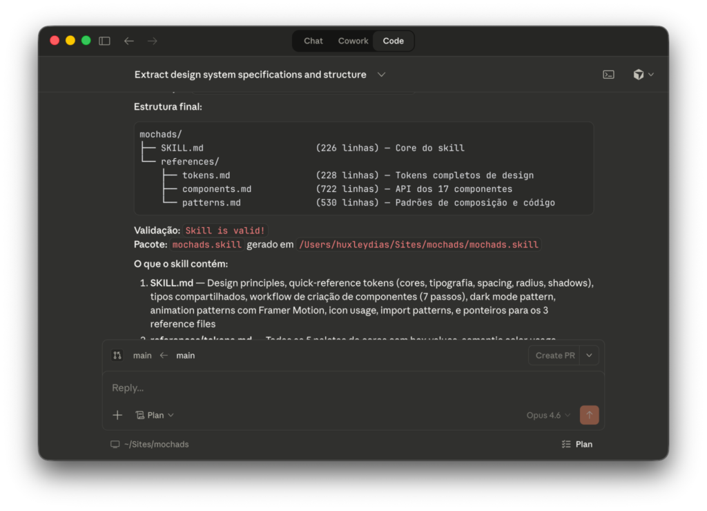 Criando um skill no Claude code