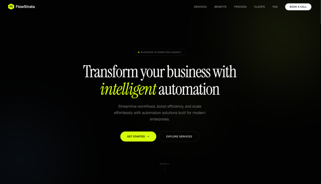 Landig page feita com skill